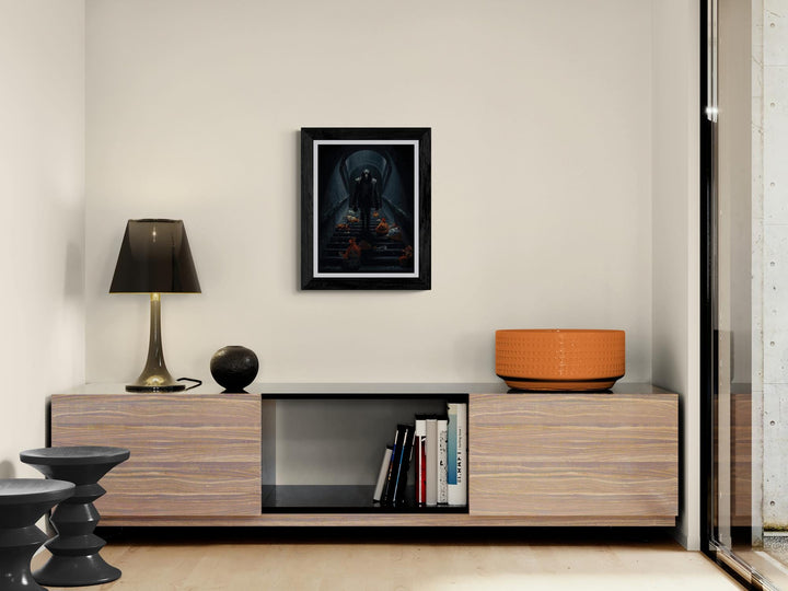 Surreal Halloween Raven Poster | Subway Tunnel Decor