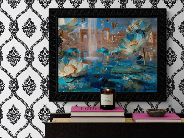 Surreal Egyptian Fantasy Print Canvas | Mythical Wall Art