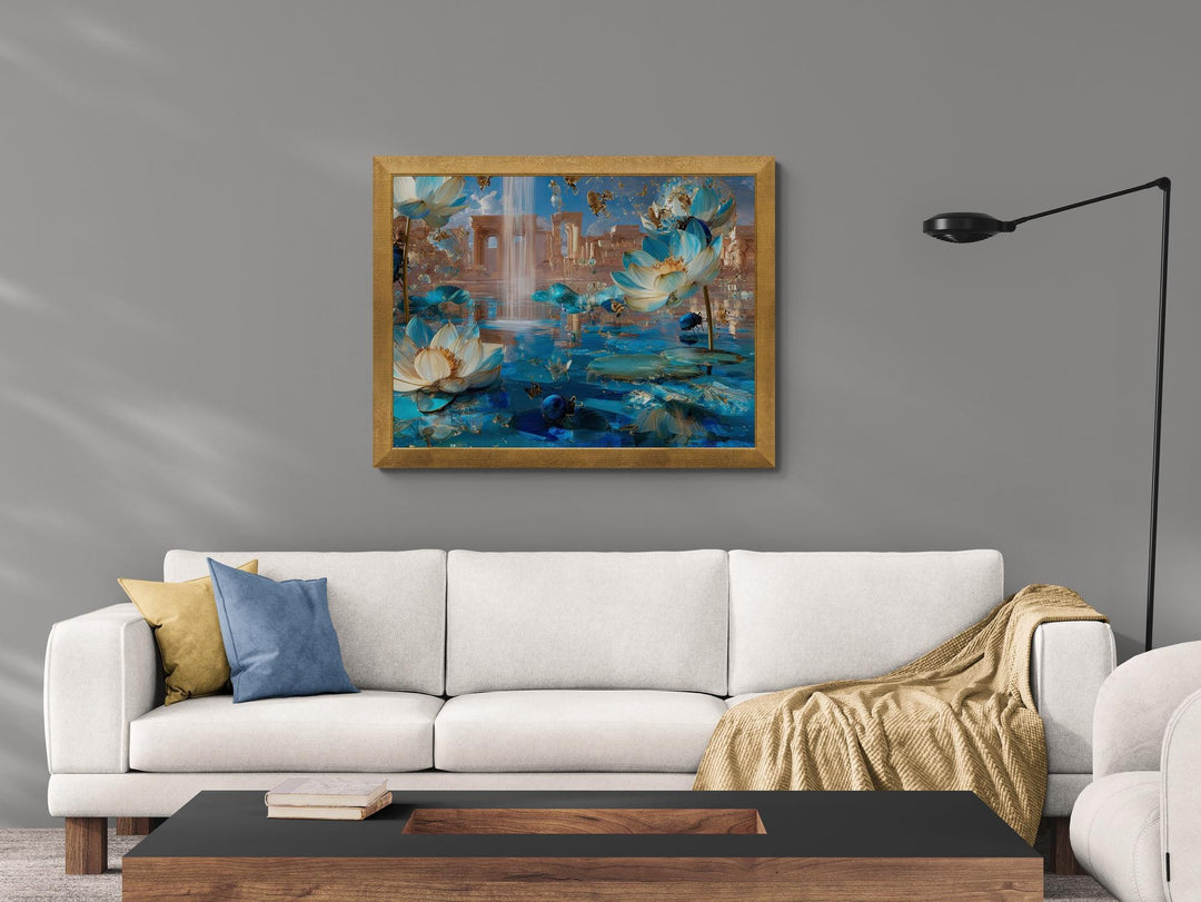 Surreal Egyptian Fantasy Print Canvas | Mythical Wall Art