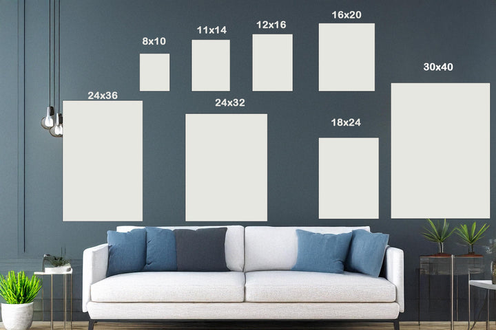 Glowing Flower Wall Art – Luminous Night Bloom Canvas Print