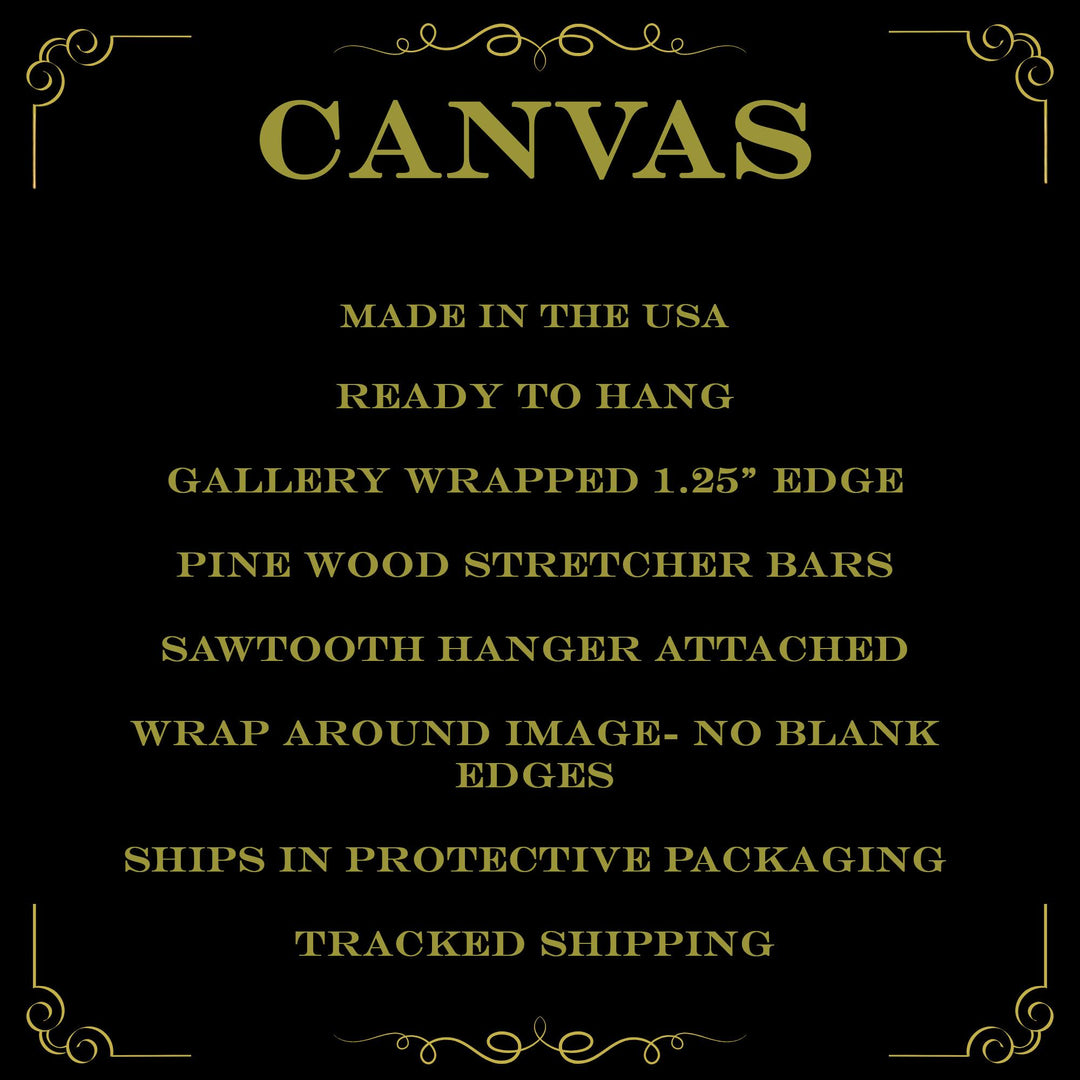 Enchanted Forest Wall Art – Magical Waterfall Fantasy Landscape Print