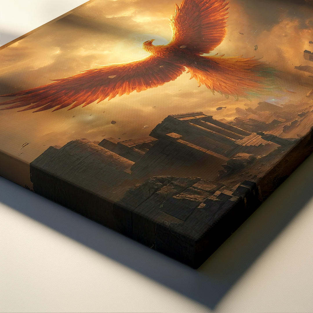 Eternal Phoenix Ascension : Mythical Creature Wall Art
