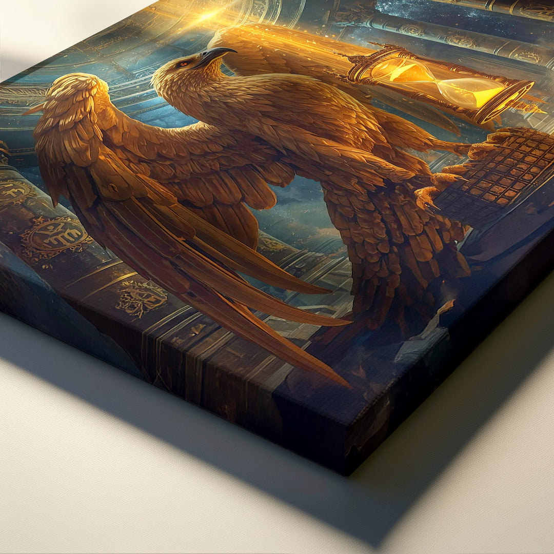 Mythic Eagle Wall Art Time Guardian Fantasy Print
