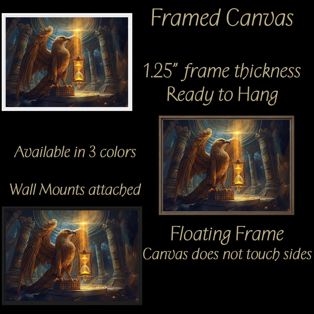 Mythic Eagle Wall Art Time Guardian Fantasy Print