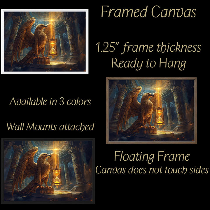 Mythic Eagle Wall Art Time Guardian Fantasy Print