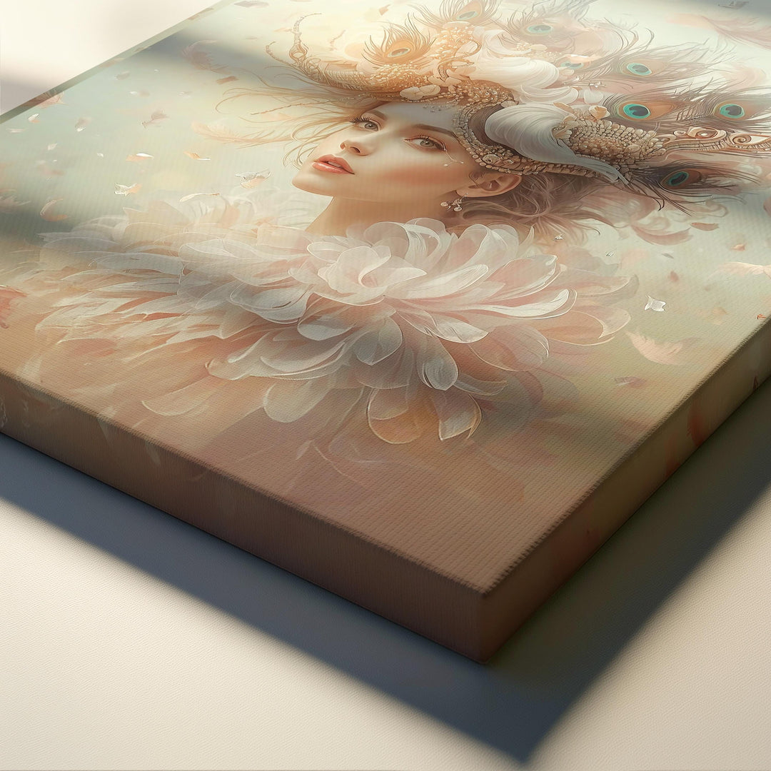 Fantasy Portrait Wall Art : Peacock Queen