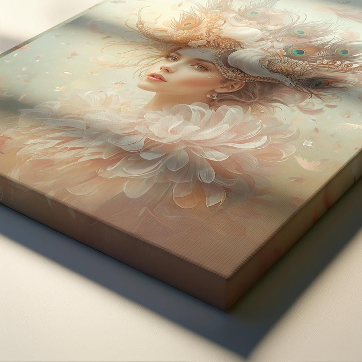 Fantasy Portrait Wall Art : Peacock Queen