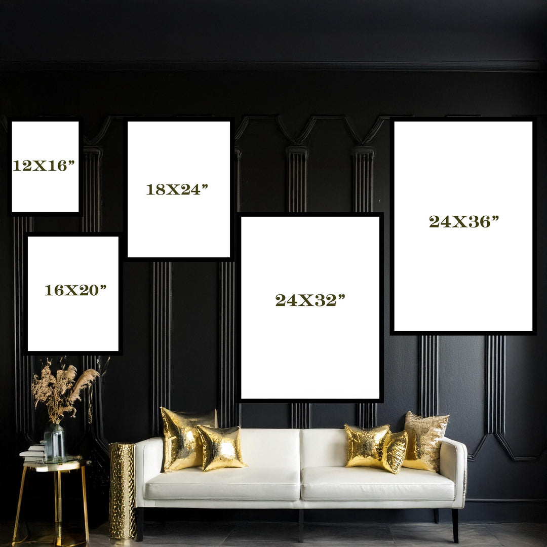 Gothic Shadow Lover | Dark Fantasy Wall Art