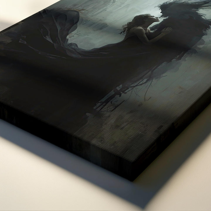 Gothic Shadow Lover | Dark Fantasy Wall Art