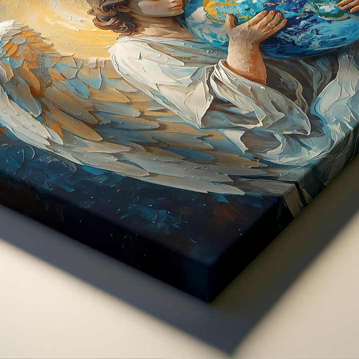 Guardian Earth Angel – Celestial Protector Portrait